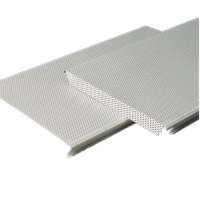 2020 Popular Design H-Shaped New Perforated Aluminium Metal Strip Ceiling