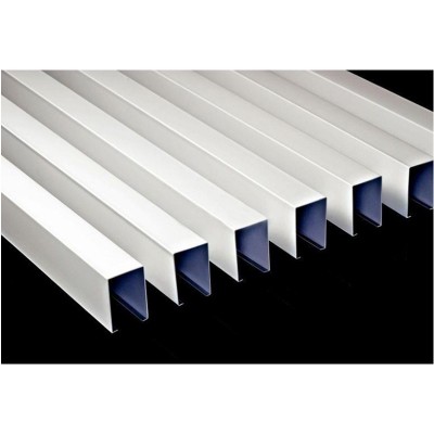 Aluminum Linear Baffle Ceiling Metal Baffle Slat Ceiling Decoration