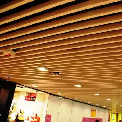 2020 Aluminum Baffle Ceiling For Office Roof