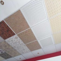 #154 PVC Laminated Gypsum Ceiling Board/Tiles with Ceiling Tee Grids